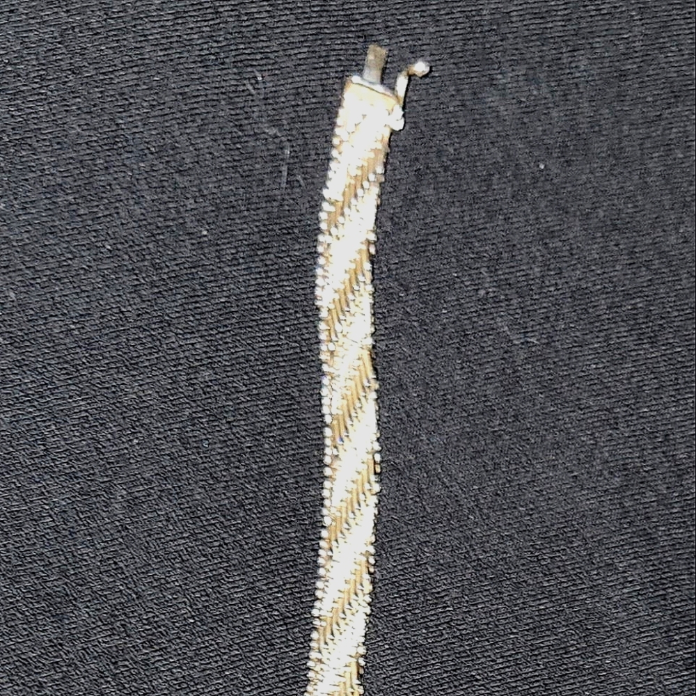925 Silver Chevron Bracelet